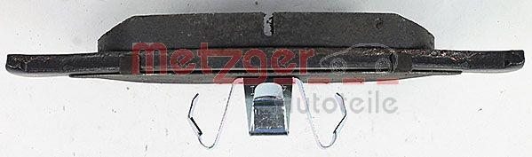 Jogo de 4 pastilhas de travão METZGER ref. 1170241
